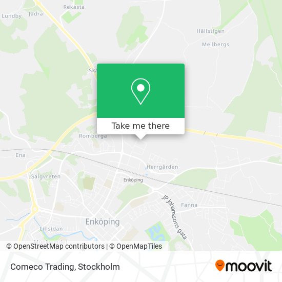 Comeco Trading map