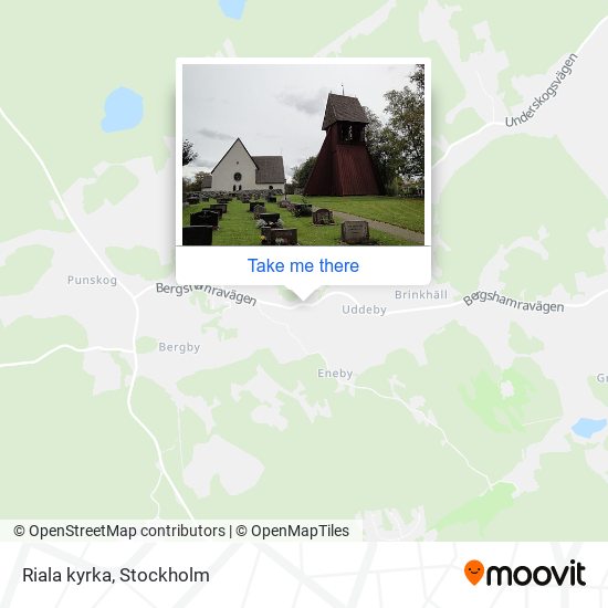 Riala kyrka map