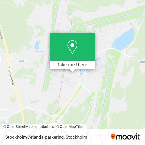 Stockholm-Arlanda-parkering map