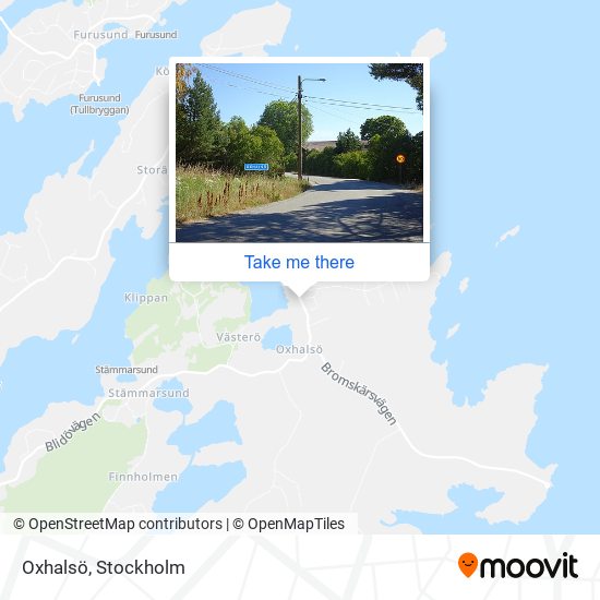 Oxhalsö map