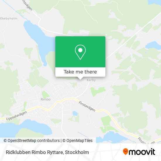 Ridklubben Rimbo Ryttare map