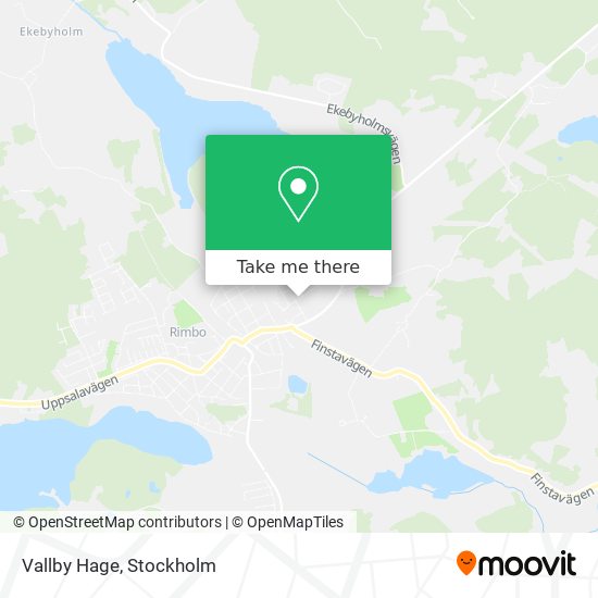 Vallby Hage map