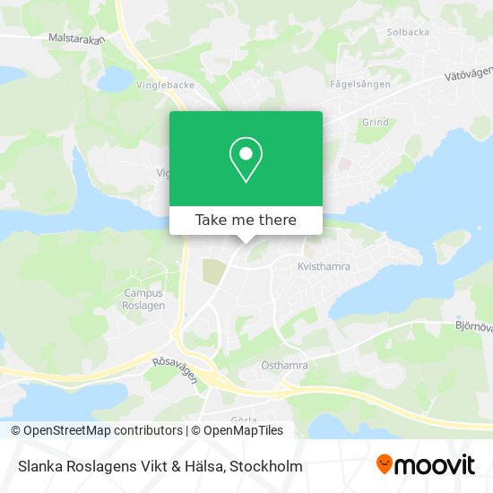 Slanka Roslagens Vikt & Hälsa map