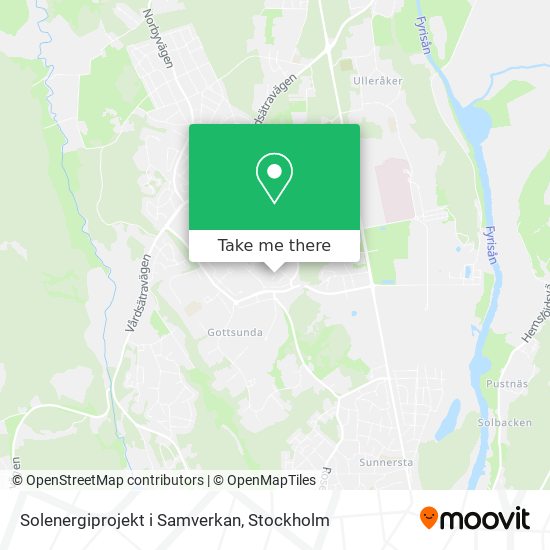 Solenergiprojekt i Samverkan map