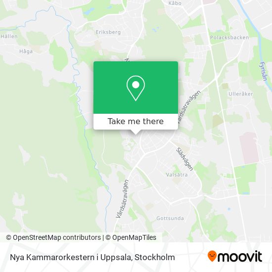 Nya Kammarorkestern i Uppsala map