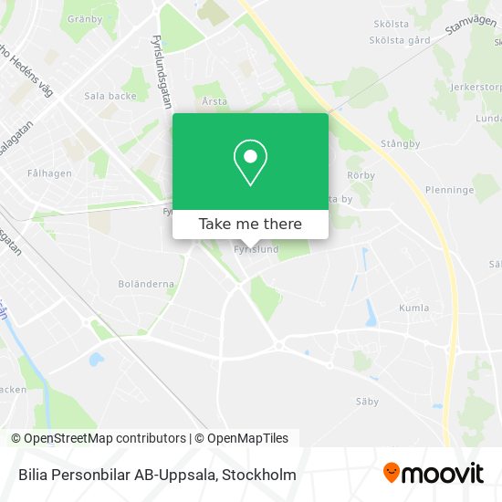 Bilia Personbilar AB-Uppsala map