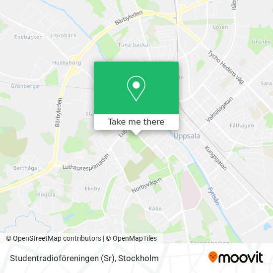 Studentradioföreningen (Sr) map