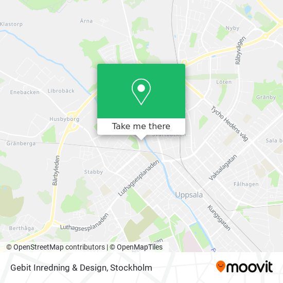 Gebit Inredning & Design map