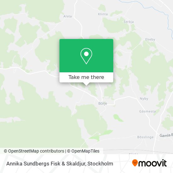 Annika Sundbergs Fisk & Skaldjur map