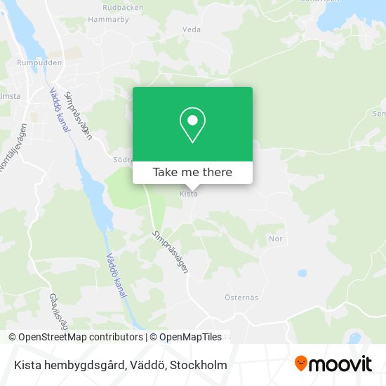 Kista hembygdsgård, Väddö map