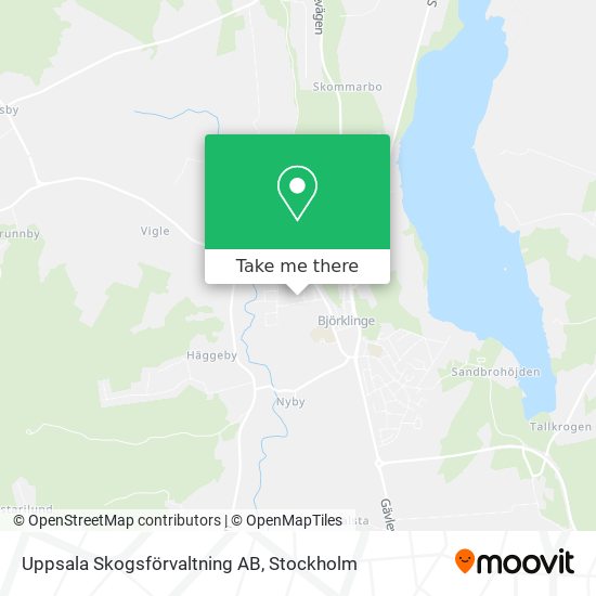 Uppsala Skogsförvaltning AB map