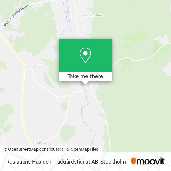 Roslagens Hus och Trädgårdstjänst AB map