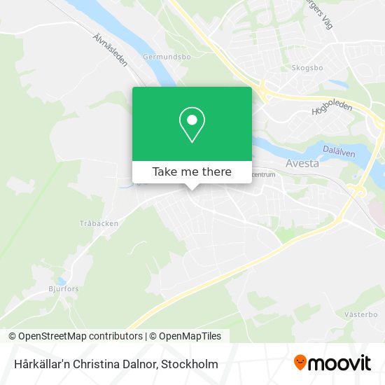 Hårkällar'n Christina Dalnor map