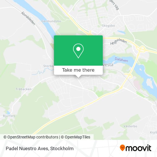 Padel Nuestro Aves map