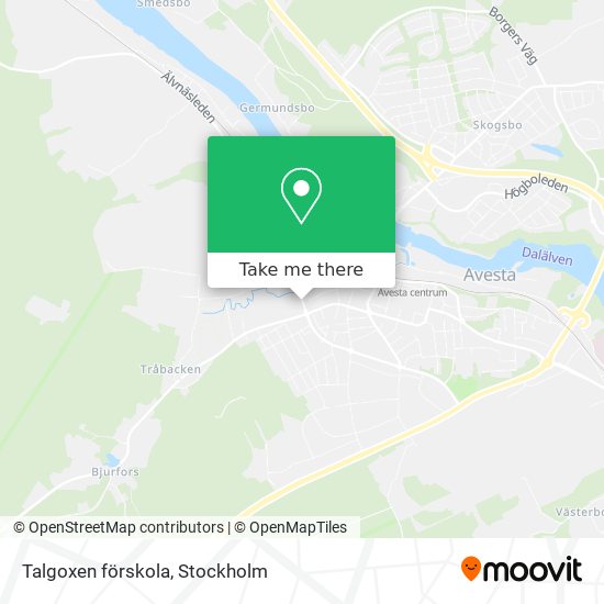 Talgoxen förskola map