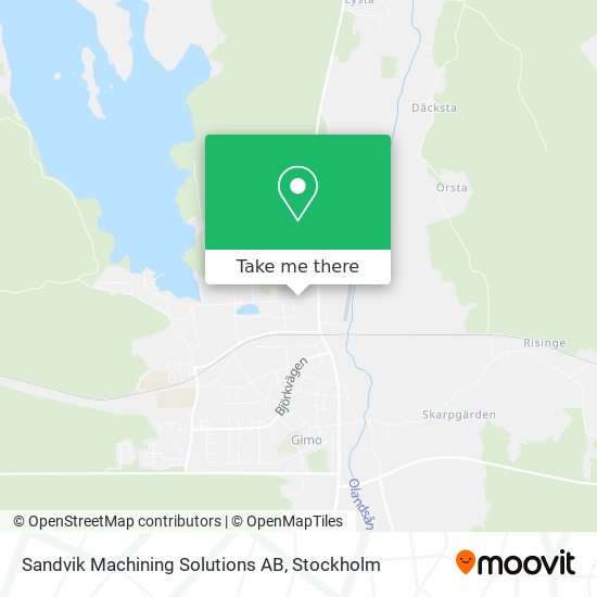 Sandvik Machining Solutions AB map