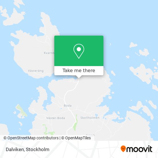 Dalviken map