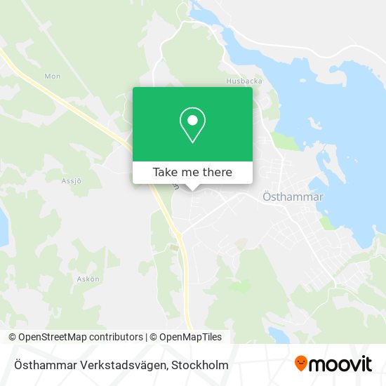 Östhammar Verkstadsvägen map