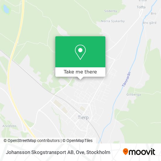 Johansson Skogstransport AB, Ove map