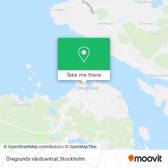 Öregrunds vårdcentral map