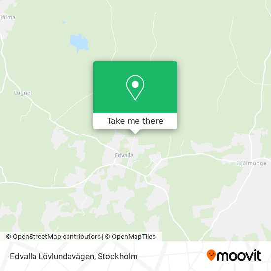 Edvalla Lövlundavägen map