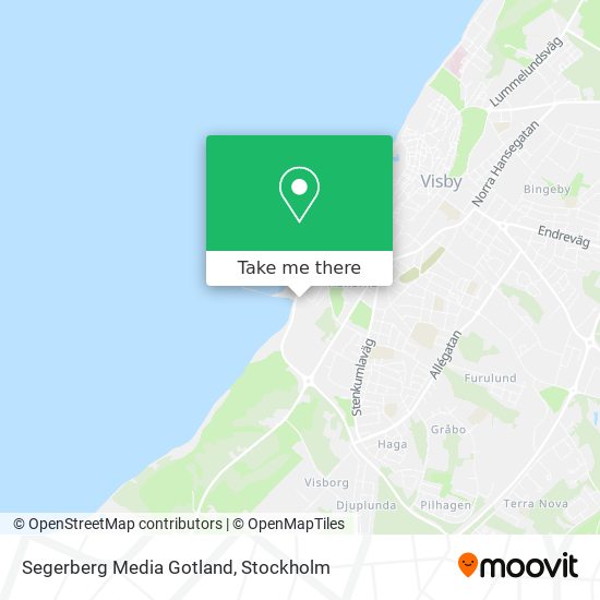 Segerberg Media Gotland map