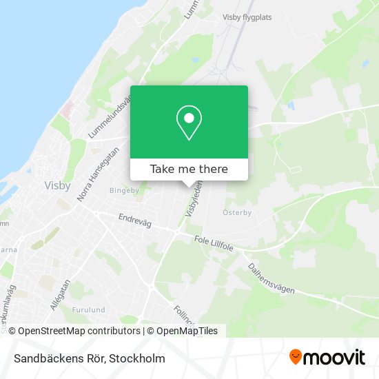 Sandbäckens Rör map