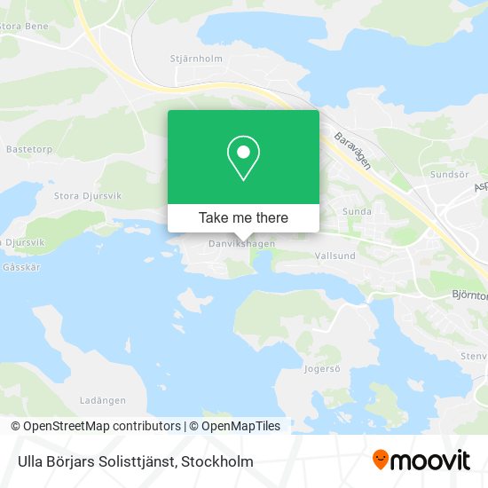 Ulla Börjars Solisttjänst map