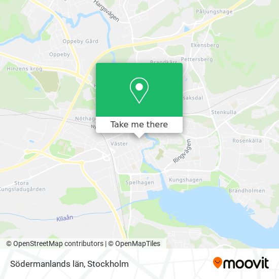 Södermanlands län map