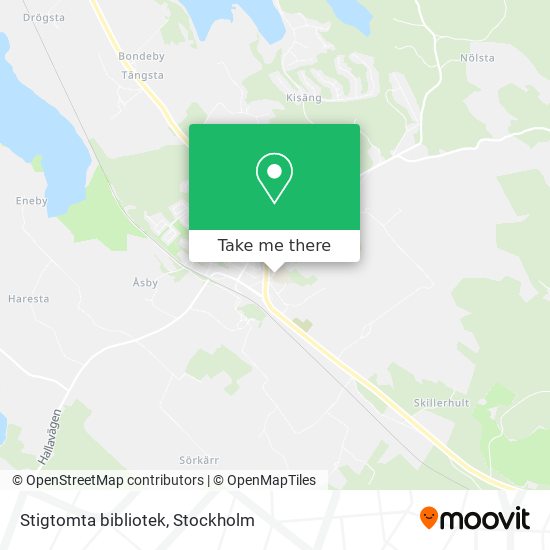 Stigtomta bibliotek map