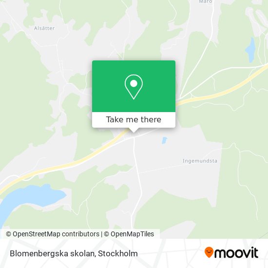 Blomenbergska skolan map