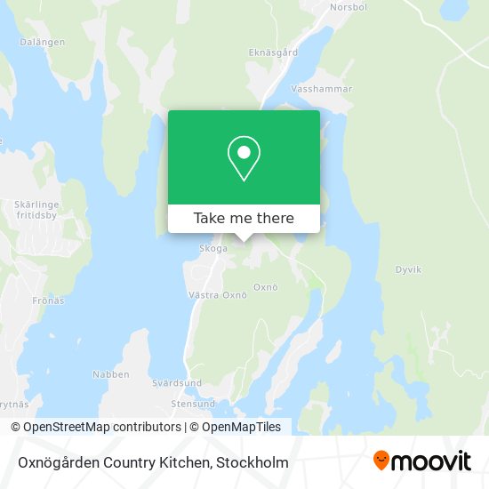 Oxnögården Country Kitchen map