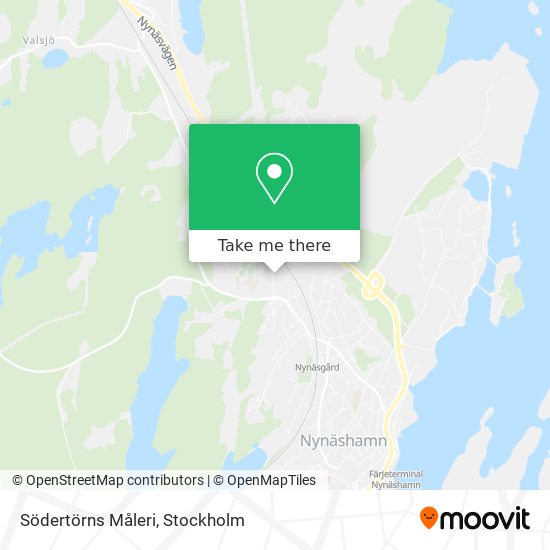 Södertörns Måleri map