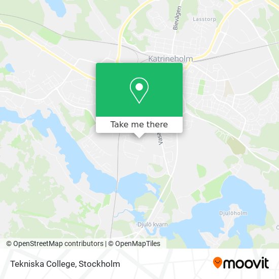 Tekniska College map