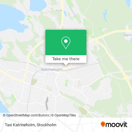 Taxi Katrineholm map