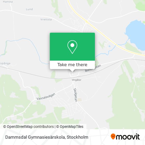 Dammsdal Gymnasiesärskola map