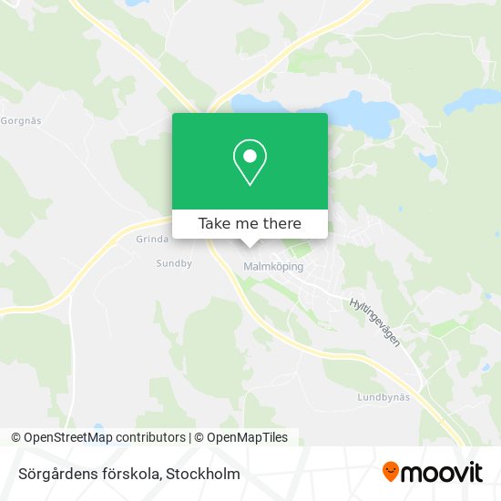 Sörgårdens förskola map