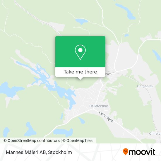 Mannes Måleri AB map