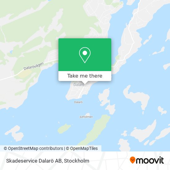 Skadeservice Dalarö AB map