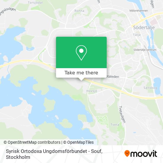 Syrisk Ortodoxa Ungdomsförbundet - Souf map