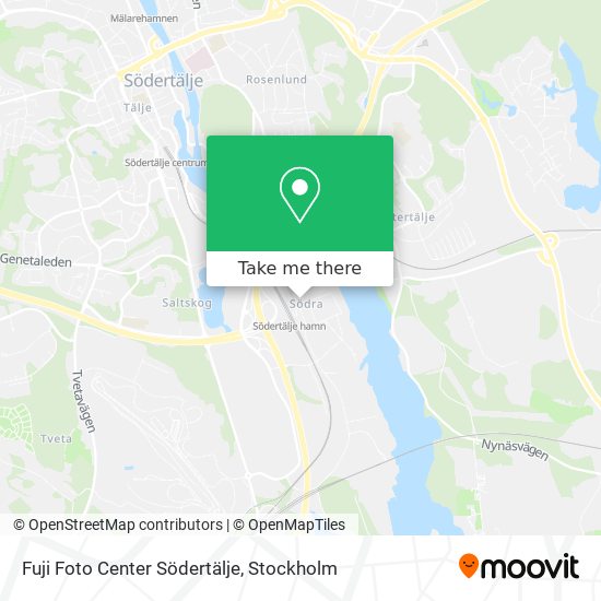 Fuji Foto Center Södertälje map