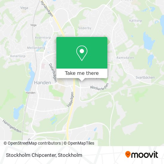 Stockholm Chipcenter map