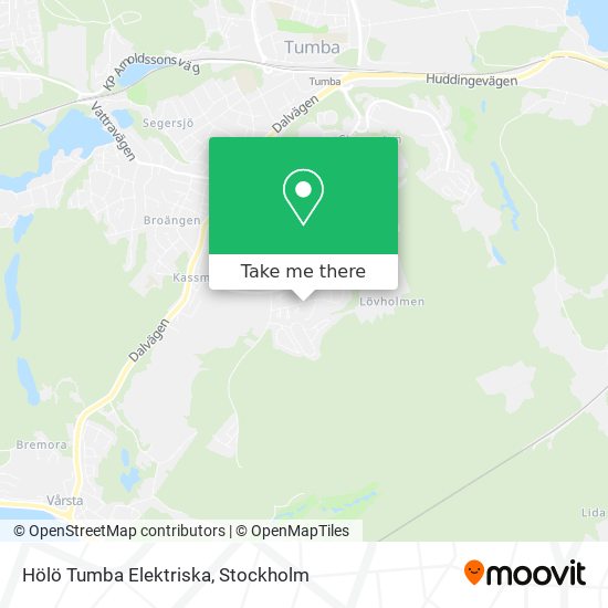 Hölö Tumba Elektriska map