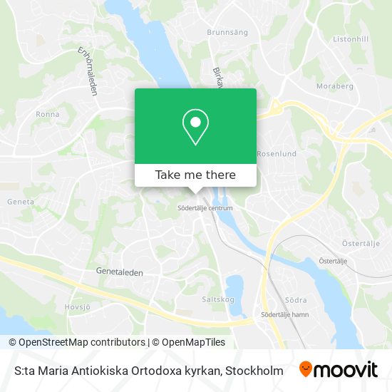 S:ta Maria Antiokiska Ortodoxa kyrkan map