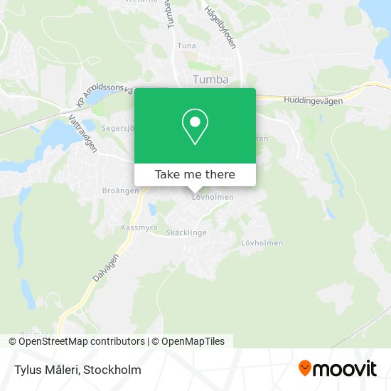 Tylus Måleri map