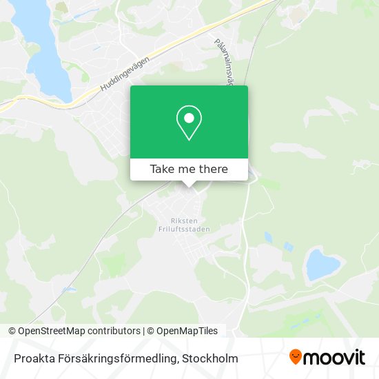 Proakta Försäkringsförmedling map