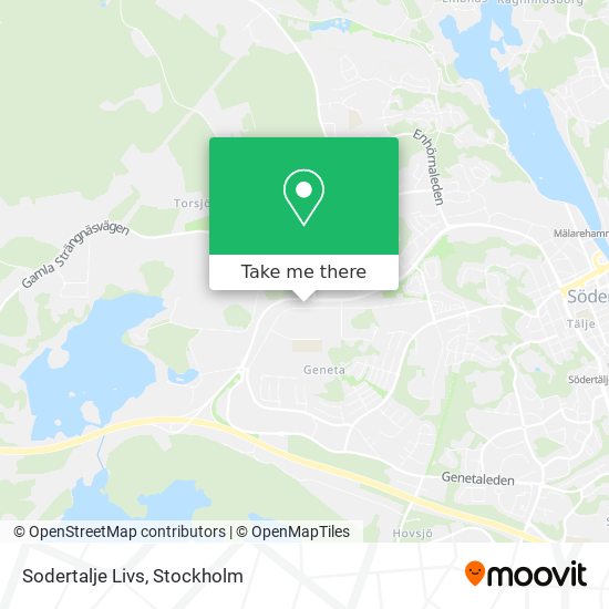 Sodertalje Livs map