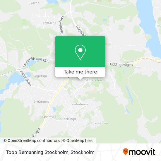 Topp Bemanning Stockholm map