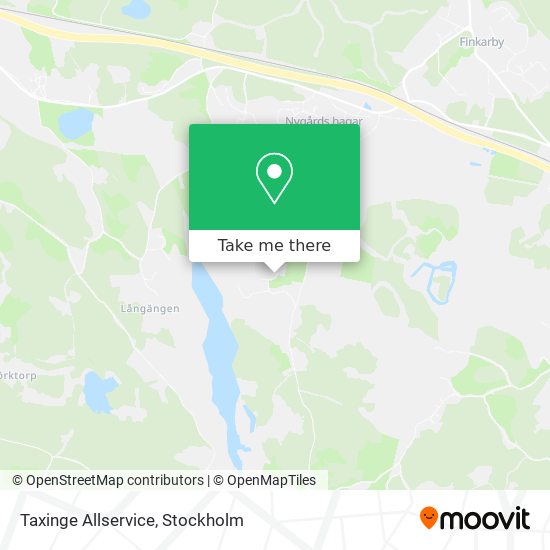 Taxinge Allservice map