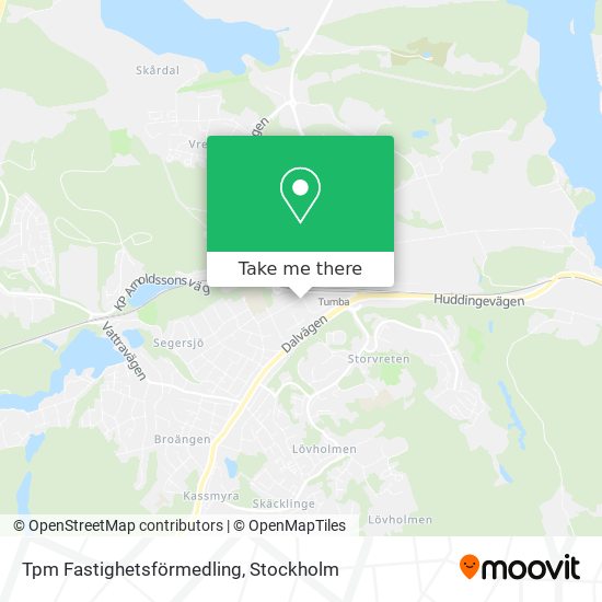 Tpm Fastighetsförmedling map